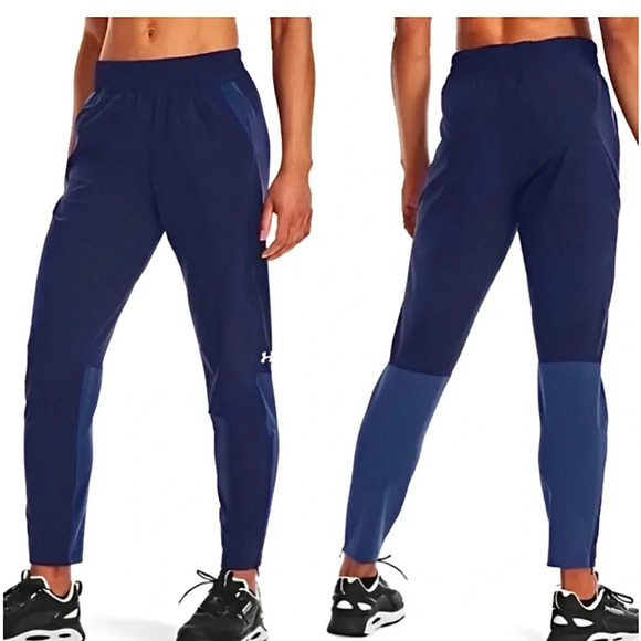 Under Armour Squad 2.0 Womens Tapered
Training Warm-Up Pant. Navy Blue. Large - Picture 12 of 12